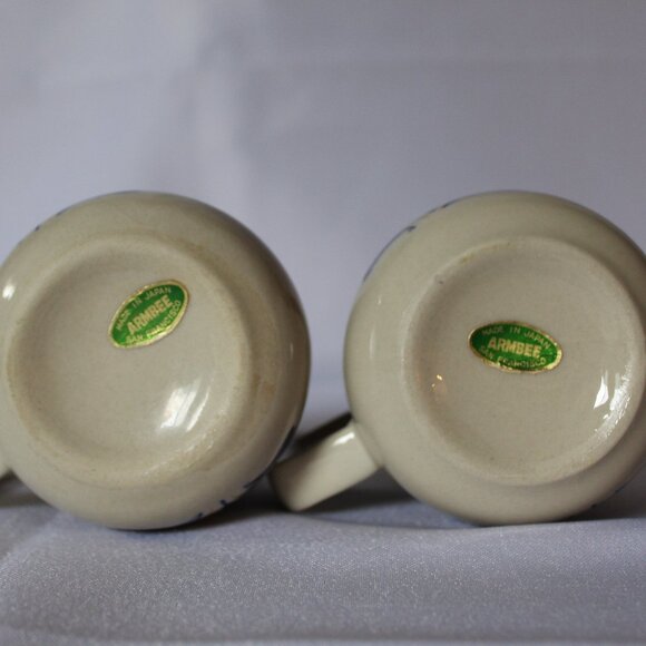 Rare Vintage Armbee Stoneware Otagiri Mugs - Picture 6 of 13